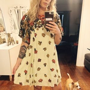 Beautiful floral swing dress